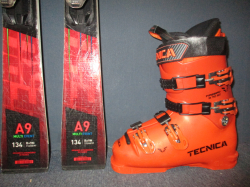 ROSSIGNOL HERO A9 MTE 134cm + Lyžáky 25,5cm