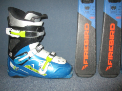 BLIZZARD FIREBIRD Jr 130cm + Lyžáky 25,5cm