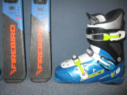 BLIZZARD FIREBIRD Jr 130cm + Lyžáky 25,5cm