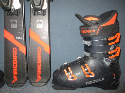 BLIZZARD FIREBIRD RC Jr 130cm + Lyžáky 25,5cm