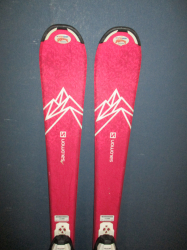 SALOMON QST LUX Jr 130cm + Lyžáky 24,5cm