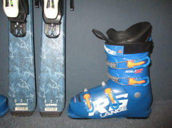 SALOMON QST MAX Jr 130cm + Lyžáky 25,5cm