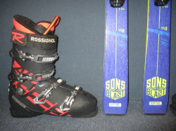 SALOMON S/RACE RUSH 150cm + Lyžáky 27,5cm