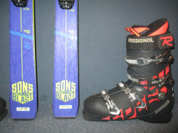 SALOMON S/RACE RUSH 150cm + Lyžáky 27,5cm