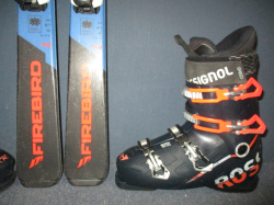 BLIZZARD FIREBIRD Jr 140cm + Lyžáky 27,5cm