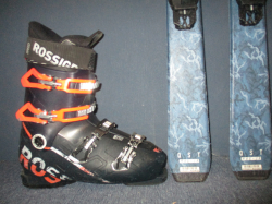 SALOMON QST MAX Jr 140cm + Lyžáky 27cm