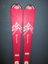 SALOMON QST LUX Jr 140cm + Lyžáky 26,5cm