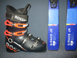 SALOMON S/RACE MT 140cm + Lyžáky 27,5cm