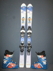 FISCHER ED EUROMAUS 110cm + Lyžáky 22,5cm