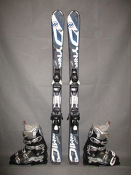 Juniorské lyže DYNAMIC VR 07 120cm + Lyžáky 24cm, SUPER STAV