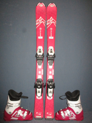 SALOMON QST LUX 110cm + Lyžáky 22,5cm