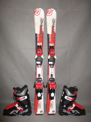 Dětské lyže DYNAMIC VR 27 100cm + Lyžáky 20,5cm, SUPER STAV