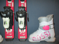 SALOMON QST LUX 70cm + Lyžáky 16,5cm