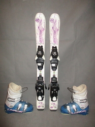 Dětské lyže DYNAMIC LIGHT ELVE 80cm + Lyžáky 17,5cm, SUPER STAV