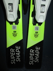 Juniorské lyže HEAD SUPERSHAPE JRS 22/23 120cm, SUPER STAV