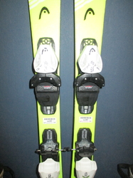 Dětské lyže HEAD SUPERSHAPE 110cm + Lyžáky 23,5cm, SUPER STAV