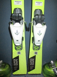 Dětské lyže HEAD SUPERSHAPE 110cm + Lyžáky 23,5cm, SUPER STAV