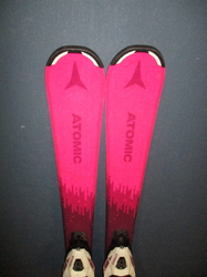 Dětské lyže ATOMIC VANTAGE 110cm + Lyžáky 23,5cm, SUPER STAV