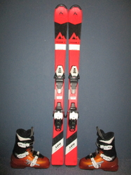 Juniorské lyže MCKINLEY TEAM 7 120cm + Lyžáky 24,5cm, SUPER STAV