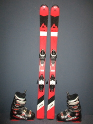 Juniorské lyže MCKINLEY TEAM 7 140cm + Lyžáky 26cm, VÝBORNÝ STAV