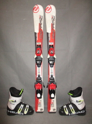 Dětské lyže DYNAMIC VR 27 100cm + Lyžáky 20,5cm, SUPER STAV