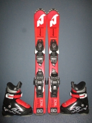 NORDICA DOBERMANN TEAM RACE 80cm + Lyžáky 17,5cm