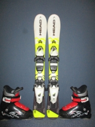 HEAD SUPERSHAPE TEAM 77cm + Lyžáky 18,5cm