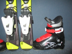 HEAD SUPERSHAPE TEAM 77cm + Lyžáky 18,5cm