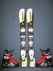 HEAD SUPERSHAPE TEAM 77cm + Lyžáky 17,5cm