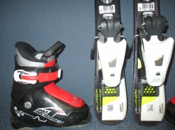 HEAD SUPERSHAPE TEAM 77cm + Lyžáky 17,5cm