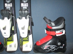 HEAD SUPERSHAPE TEAM 77cm + Lyžáky 17,5cm