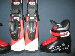 ROSSIGNOL HERO MULTI EVENT 80cm + Lyžáky 17,5cm 