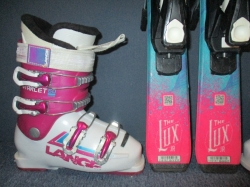 SALOMON THE LUX 110cm + Lyžáky 21,5cm