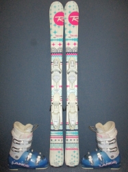 ROSSIGNOL TERRAIN 116cm + Lyžáky 23,5cm
