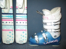 ROSSIGNOL TERRAIN 116cm + Lyžáky 23,5cm
