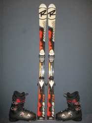 ROSSIGNOL RADICAL RSX 150cm + Lyžáky 28cm