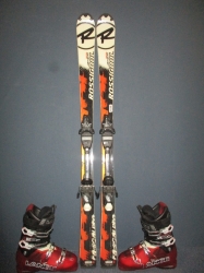 ROSSIGNOL RADICAL PRO 140cm + Lyžáky 27,5cm