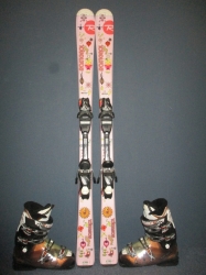 ROSSIGNOL FUN GIRL 140cm + Lyžáky 27cm