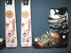 ROSSIGNOL FUN GIRL 140cm + Lyžáky 27cm