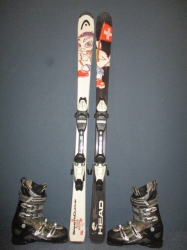 HEAD SPARTA CUCHE 137cm + Lyžáky 27cm