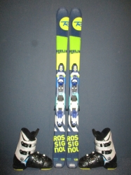 ROSSIGNOL TERRAIN 128cm + Lyžáky 25,5cm