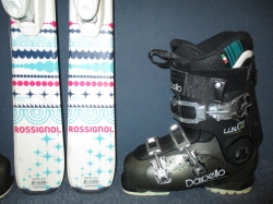 ROSSIGNOL TERRAIN 128cm + Lyžáky 24,5cm