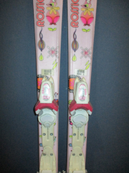 Juniorské lyže ROSSIGNOL FUN GIRL 130cm + Lyžáky 25,5cm, SUPER STAV