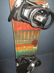 Snowboard NITRO PRIME 158cm + vázání 