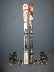 HEAD SPARTA CUCHE 137cm + Lyžáky 27cm 