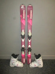 SALOMON LUX Jr 22/23 120cm + Boots 23.5cm