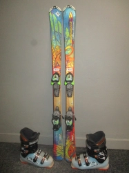 NORDICA FIREARROW 130cm + Lyžáky 26,5cm