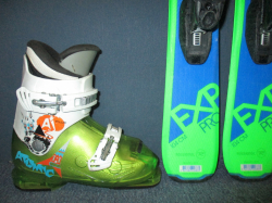 ROSSIGNOL EXPERIENCE 104cm + Lyžáky 20,5cm