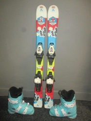 MCKINLEY SNOW TEAM 100cm + Lyžáky 21,5cm
