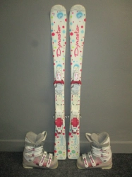 DYNASTAR STARLETT 110cm + Lyžáky 21,5cm